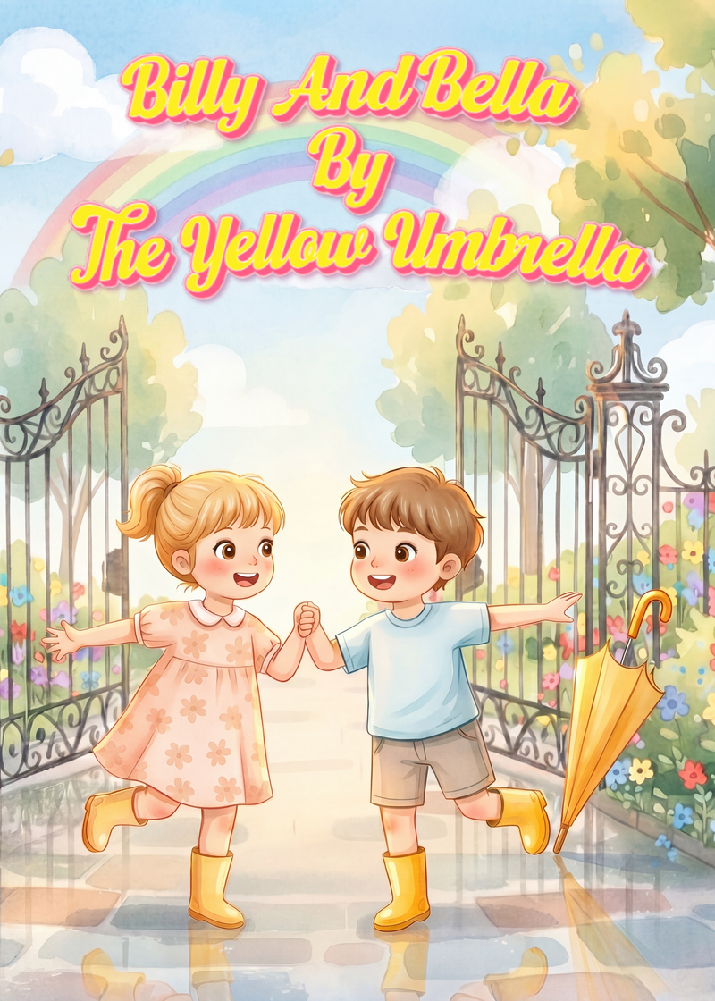 NookBook - Billy And Bella By The Yellow Umbrella