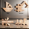 Little Builders Wooden Building Blocks