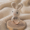 Crochet Animal Wooden Rattle Teether