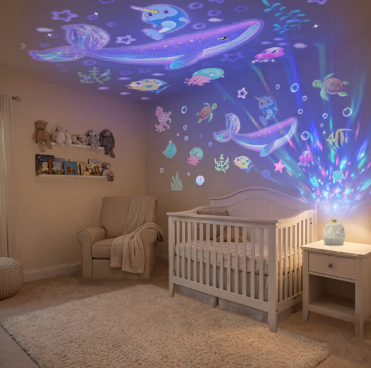 Multi-Film LED Night Light Projector