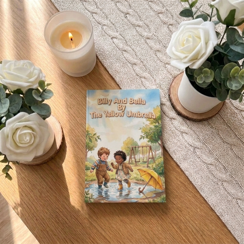 NookBook -  Billy And Bella By The Yellow Umbrella